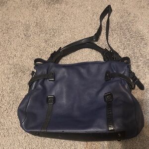 Elliott Lucca Navy and Black Sola Soft Tote Bag